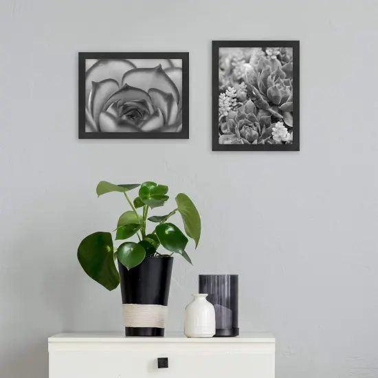 Gallery Essential Certificate Document Frame Set, Gallery Wall Frames Fit 8.5 x 11 Diplomas, Documents & Certificates, Black Woodgrain, 2-Pack {3}