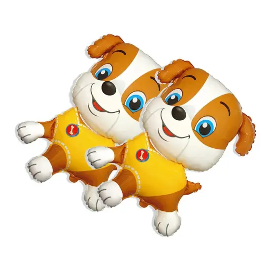 Bulldog Puppy Foil Balloon Unique Shape 30" Dog Party Theme {2}
