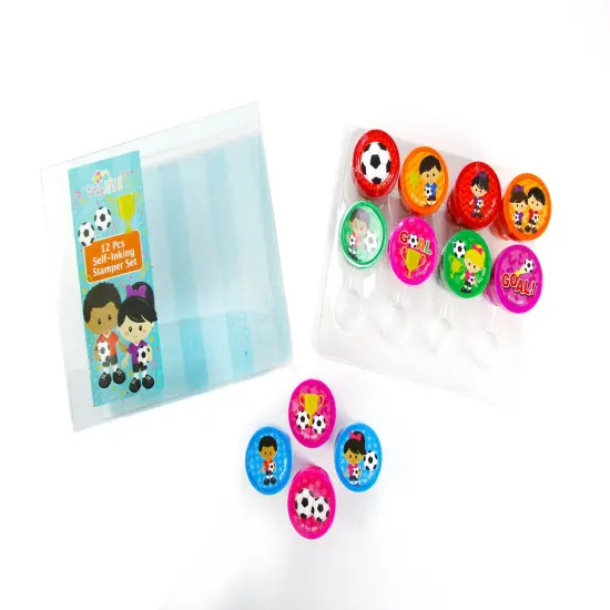 TINYMILLS 12 Pcs Soccer Stamp Kit {4}