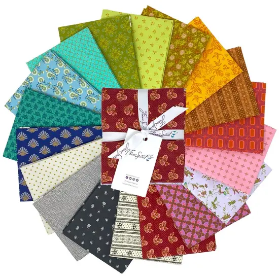 Vintage Cloth Fat Quarter Bundle by Sew Kind of Wonderful for Free Spirit (FB4FQSK.VINTAGE) {1}