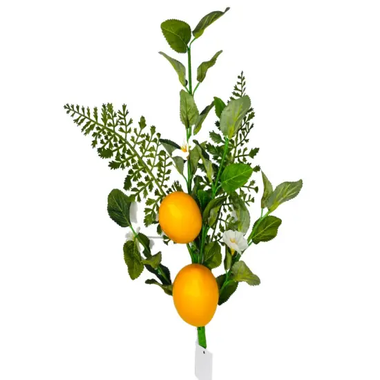 24" Artificial Mixed Greenery Lemon Spray - Fresh and Vibrant Accent-EC8265 {1}