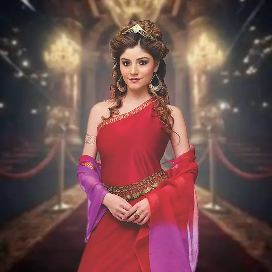 Roman Goddess Dress Women's Halloween Costume Look {2}