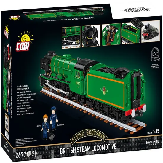 COBI Historical Collection Flying Scotsman British Steam Locomotive 1:35 Scale Building Set {5}