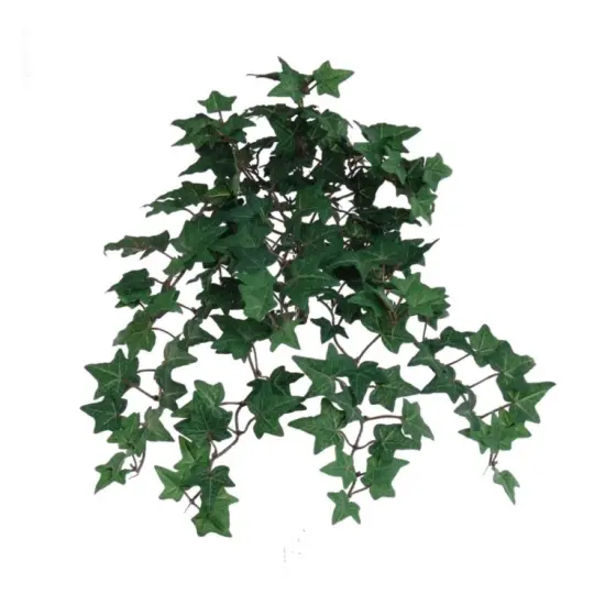 13" Mini English Ivy Bush (2-Pack) 176 Silk Leaves | Lush Faux Greenery by Floral Home {1}
