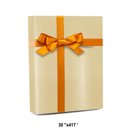 Ultra Long Solid Wrapping Paper Roll 30" x 417' for Special Gifts {1}