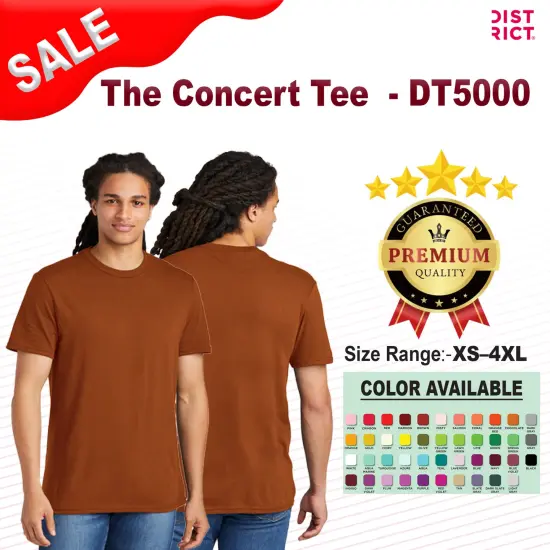 District&reg; The Concert Short Sleeve Crew Neck Short Sleeve Tee Maroon {2}