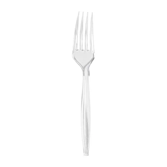 Clear Plastic Disposable Forks (1000 Forks) {1}