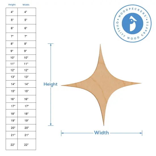 New Years Wood Sparkles Cutout, From 4"- 22" Party Decor | Woodpeckers {5}