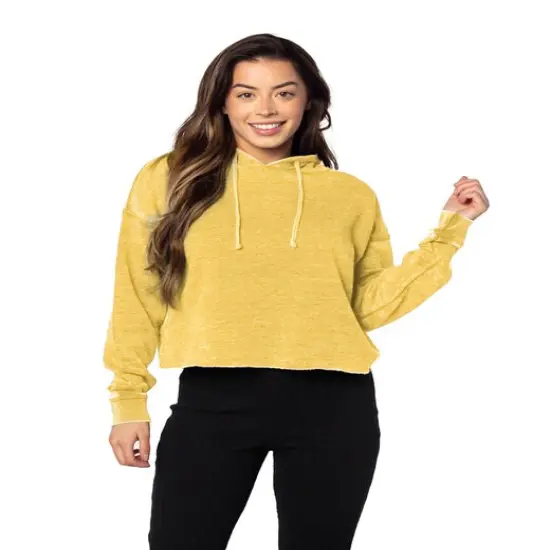 chicka-d &reg; Burnout Campus Hooded Sweatshirt OATMEAL {4}