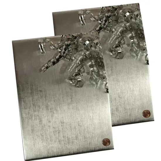 Bright Aluminum Embossed Metallic Wrapping Paper 24" x 417" Roll {5}