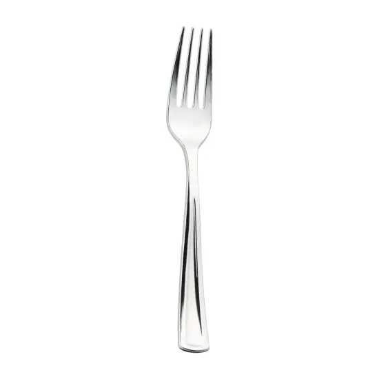 Shiny Metallic Silver Plastic Forks (600 Forks) {1}