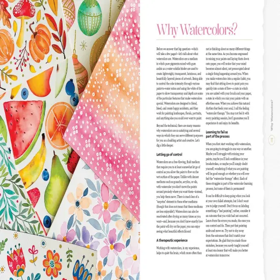 Modern Watercolor Workshop: Learn to Paint Geometric Shapes, Floral Designs & Other Repeat Patterns - A Calm & Creative Approach {3}