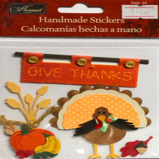 Harvest Crafts Give Thanks Dimensional Stickers {1}