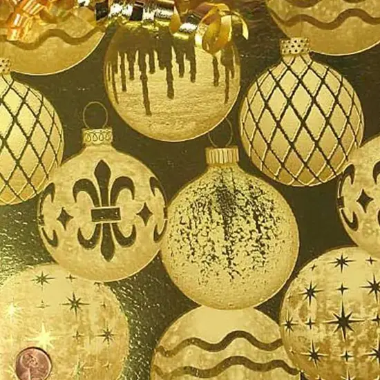 Festive Ornament Gift Wrap Roll 30" x 417' 1 Roll {6}