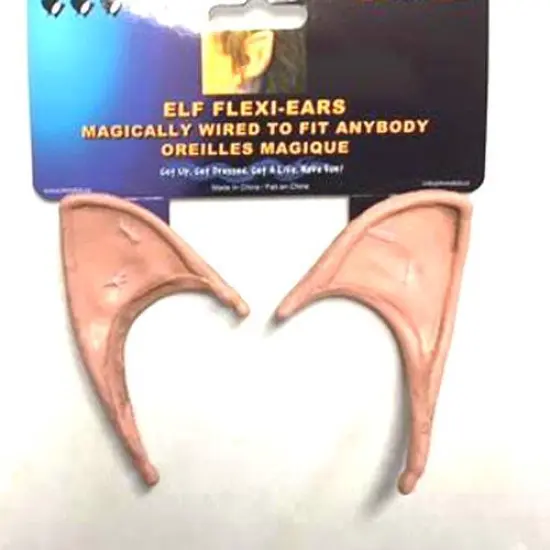 Elf Flexi Ears Flesh Beige Color - Bendable and Hook onto Ear {3}