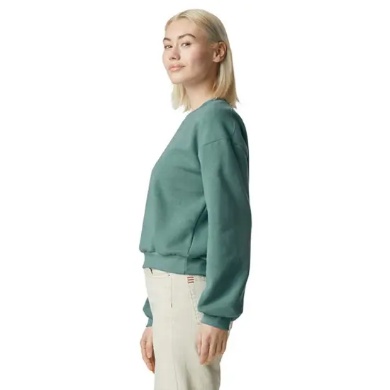 American Apparel&reg; Ladies ReFlex Fleece Crewneck Sweatshirt BLACK {4}