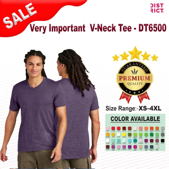 District&reg; Very Important V-Neck Tee Deepest Grey {2}