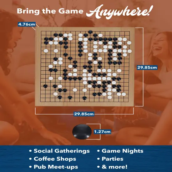 WE Games Wood GO Set with Pull Out Drawers -12 in. {4}