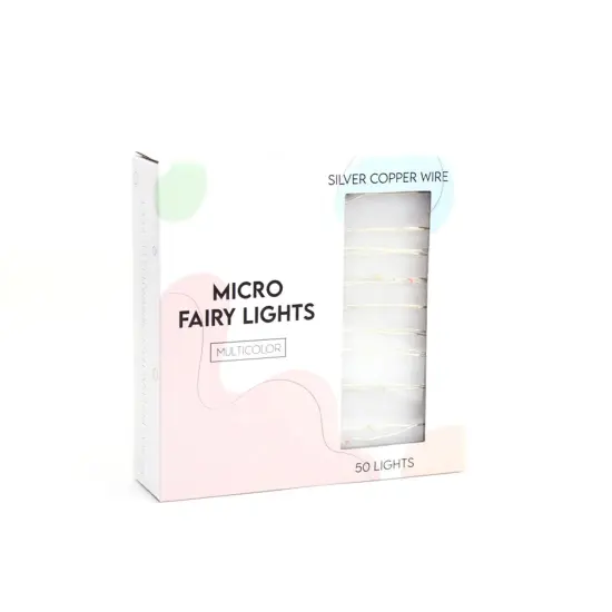 50 LED Fairy String Lights Battery Operated with Timer {2}