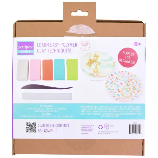 Sculpey III Oven Bake Clay Kit-Trinket Dishes, Makes 2 {2}