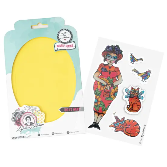 Art By Marlene Signature Collection Clear Stamps-Nr. 702, Frida's Friends {4}