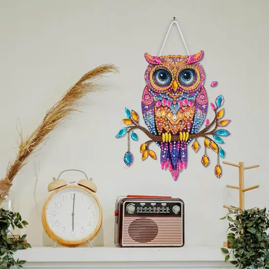 Hanging Diamond Art Kits for Adults Owl {5}