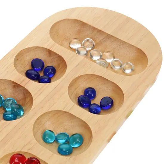 WE Games Replacement Glass Mancala Stones in Assorted Colors {2}