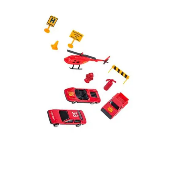 Die cast Fire Team 15 Piece Set {5}