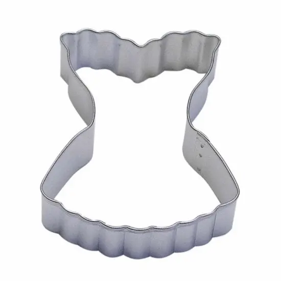 3.5&rdquo; Corset Bustier Metal Cookie Cutter {1}