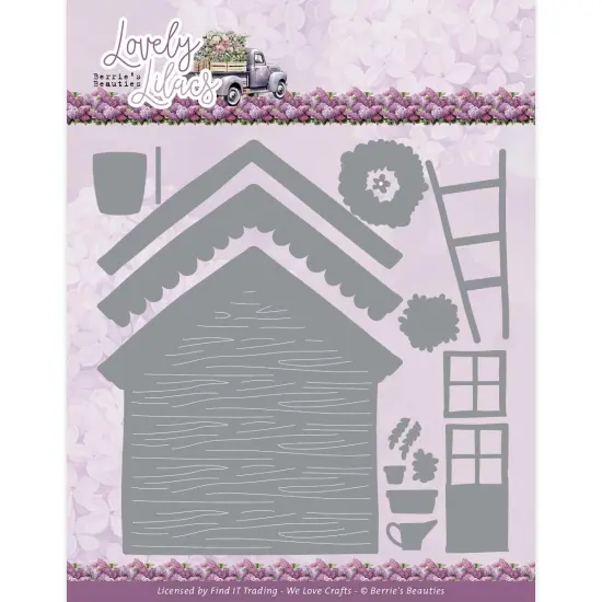 Find It Trading Berries Beauties Die-Lovely House, Lovely Lilacs {1}