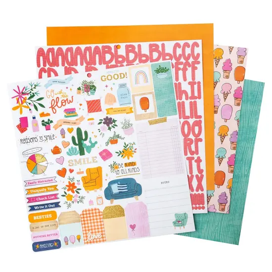 Shimelle Reasons To Smile Project Pad 12"X12"-24 Sheets {3}