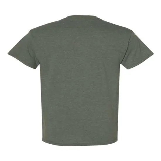Premium Thick Cotton T-Shirt Sturdy and Soft for All-Day Comfort Heather Military Grn {2}