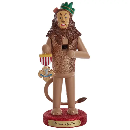 Kurt Adler 10-Inch Wizard of Oz&trade; Cowardly Lion Nutcracker {1}