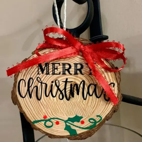 ZEONHEI 30 Pcs 3.5-4 Inches Natural Wood Slices, Unfinished Wood Slices Bulk for Crafts Wood Kit Circles Crafts Tree Slice with Bark for DIY Crafts Christmas Ornaments Coasters (Without Hole) {4}