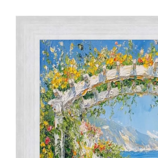 Brushed Silver Metal Pewter Picture Frame 24x36 frame {2}