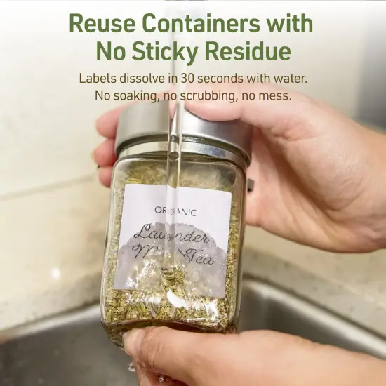 Avery Dissolvable Labels, 2.5" x 2.5" Square {3}