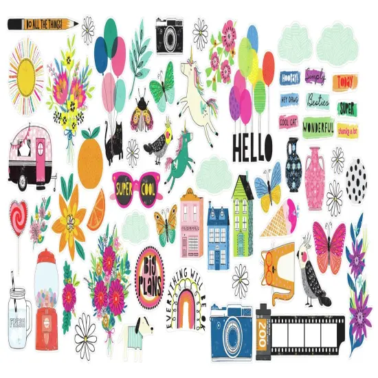 Vicki Boutin Bold And Bright Ephemera-Icons {6}