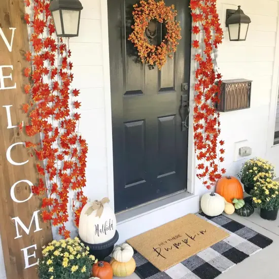 12 Pack 92Ft Fall Leaf Garland {3}