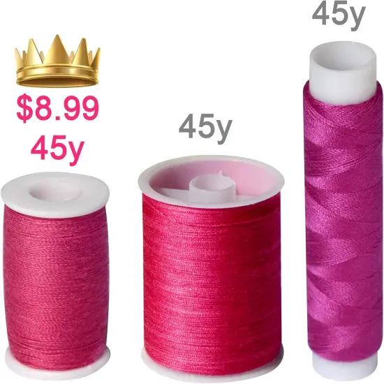 Sewing Thread kit 42 Color Set of Handy Polyester Thread {3}