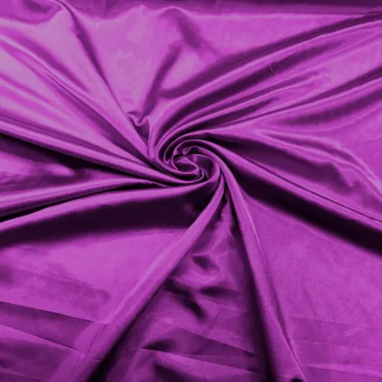 1 Yard Smooth Stretch Satin Charmeuse Fabric Wrinkle-Resistant For DIY Sewing 58-60 inches Wide Light Plum {7}