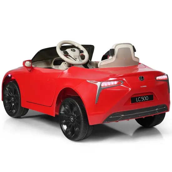 Costway 12V Kids Ride on Car Lexus LC500 Licensed Remote Control Electric Vehicle Red {5}