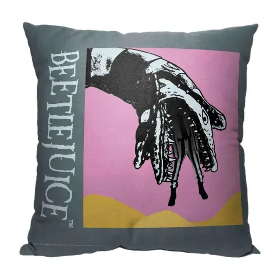 Warner Brothers Beetlejuice 18 Inch Throw Pillow Once Human {3}