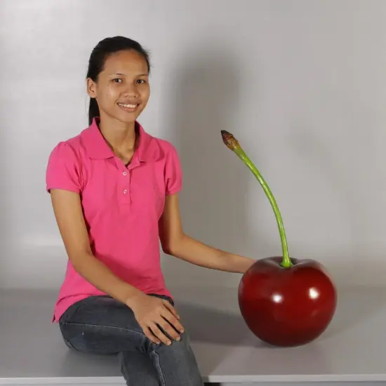 Single Cherry Over Sized Statue {3}