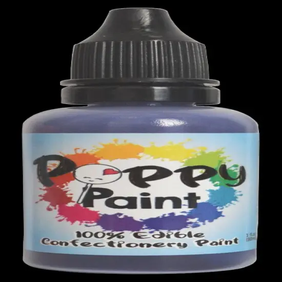 Poppy Paint Purple Edible Paint for Cakes Cookies and Chocolate Decorating {1}