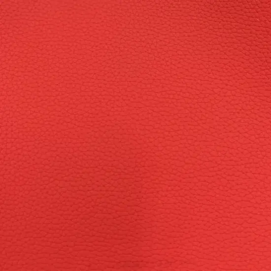 1 Yard Pebble Grain Textured Faux Leather Vinyl Fabric For Upholstery 55 Inch Wide Crimson Red {1}