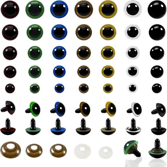 140pcs Safety Eyes for Crochet 10mm to 18mm {1}