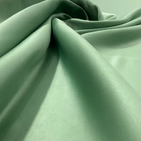 1 Yard Satin Bridal Polyester Fabric Elegant Couture Wedding Material 60 Inch Width Sage {1}
