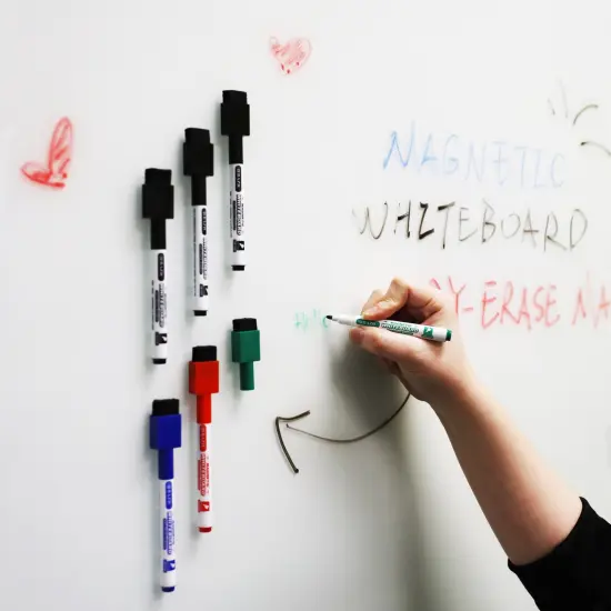 BAZIC Magnetic Assorted Color Dry-Erase Markers (6/Pack) {6}