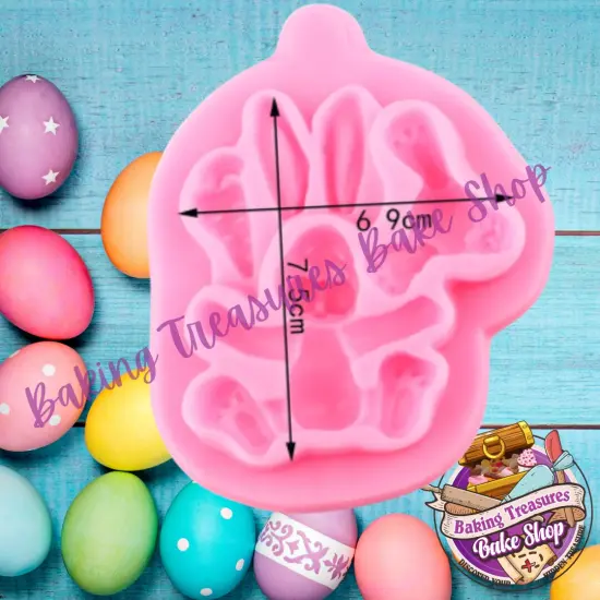 RABBIT WITH CARROT SILICONE MOLD {2}