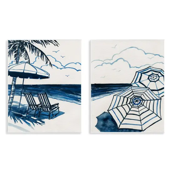 Stupell Industries Tropical Ocean Views Wall Plaque Design by Carol Robinson {1}